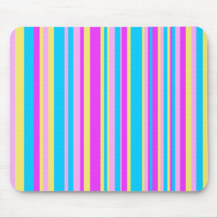 Multicolor Stripes Mouse Mat