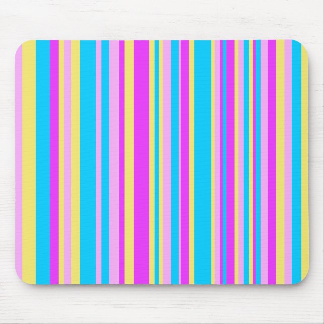 Multicolor Stripes Mouse Mat (Front)