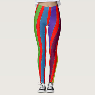 Multicolor stripes "Ratti_Creative_Arts" Leggings