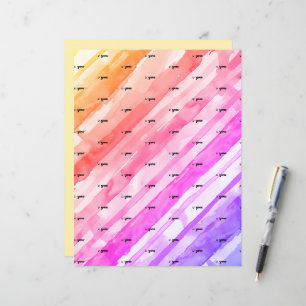 Multicolor stripes SCV 1da Thank you