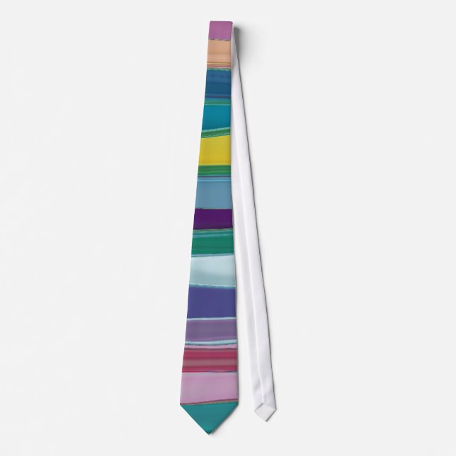 Multicolor stripes tie (Front)