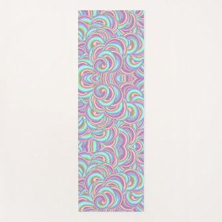Multicolor Swirls Pattern Yoga Mat