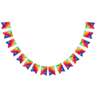 Multicolor Tie-Dye Bunting