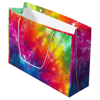 Multicolor Tie-Dye Large Gift Bag