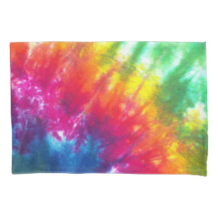 Multicolor Tie-Dye Pillowcase