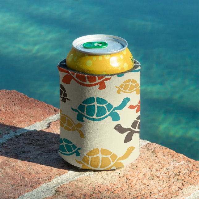 Multicolor Tortoise  Can Cooler (In Situ Pool)