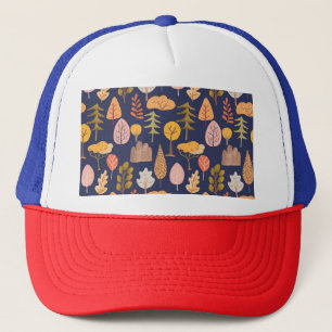 Multicolor Trees: Mid Autumn Vintage Trucker Hat
