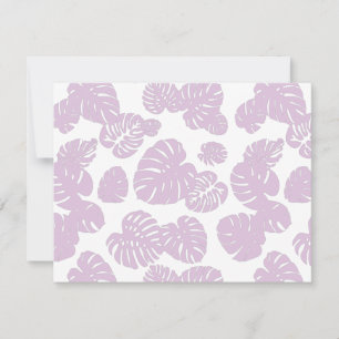 Multicolor Tropical Leaves 10 Card