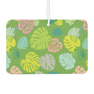 Multicolor Tropical Leaves 8 Car Air Freshener