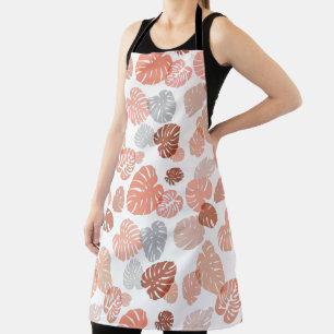 Multicolor Tropical Leaves 9 Apron