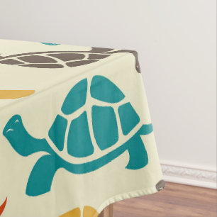 Multicolor Turtle Tablecloth