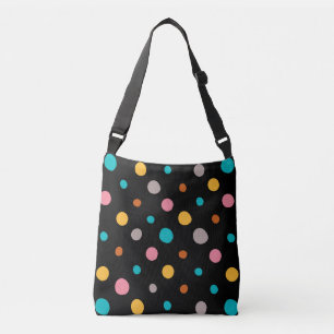 Multicolor Watercolor Dots 2 Crossbody Bag