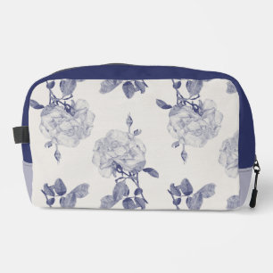 Multicolor Watercolor Rose Dopp Kit