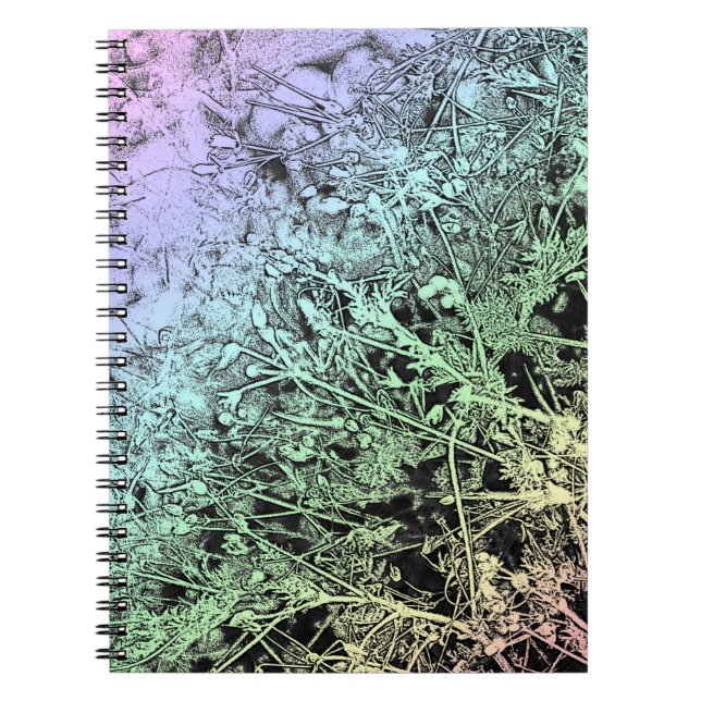 Multicolor Weeds Notebook (Front)