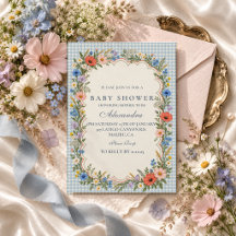 Multicolor Wildflower Baby Shower
