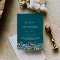 Multicolor Wildflower Green Wedding Reception