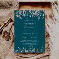 Multicolor Wildflower Green Wedding Reception