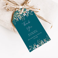 Multicolor Wildflower Green Wedding Thank You