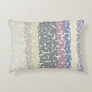 Multicolor Yellow/Grey/Beige/Pink/Purple/Blue Decorative Cushion