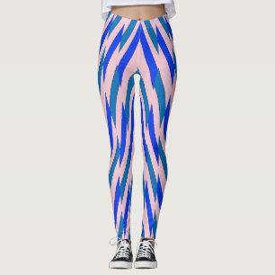 Multicolor zigzag pattern "Ratti_Creative_Arts Leg Leggings