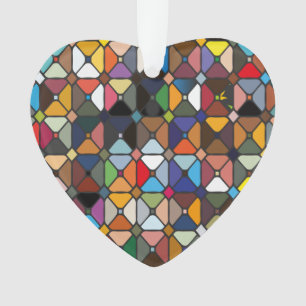 Multicolore geometric patterns with octagon shapes ornament