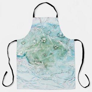 Multicolored abstract artwork apron