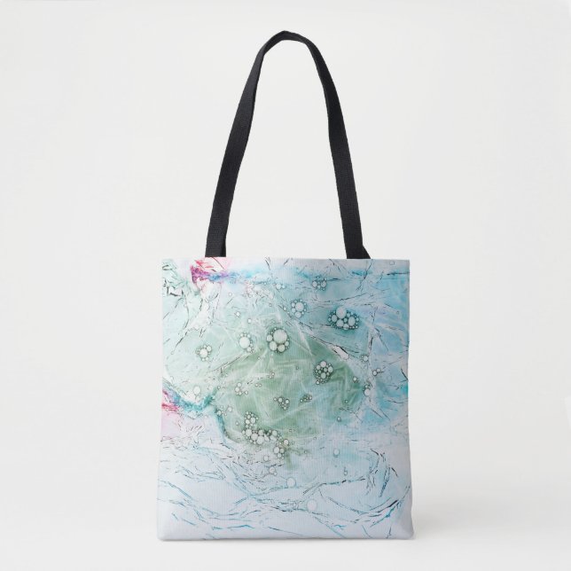 Multicolored abstract artwork tote bag (Front)