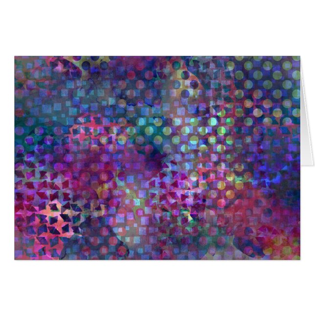 Multicolored Abstract Digital Art (Front Horizontal)