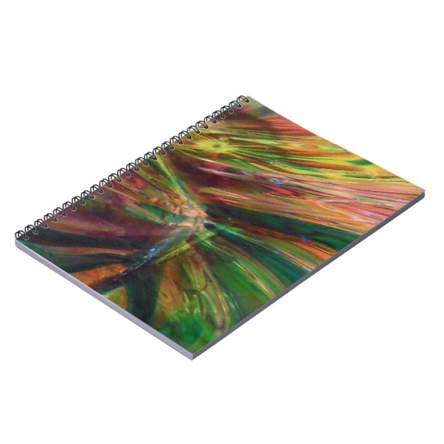 Multicolored Abstract Notebook (Left Side)