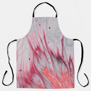 Multicolored abstract painting apron