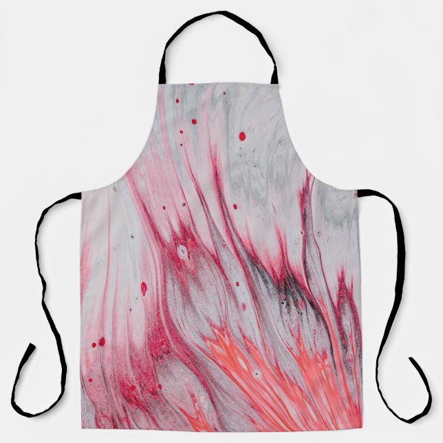 Multicolored abstract painting apron (Front)