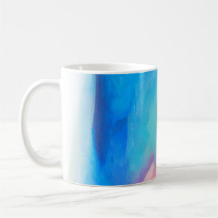 Multicolored abstract painting coffee mug