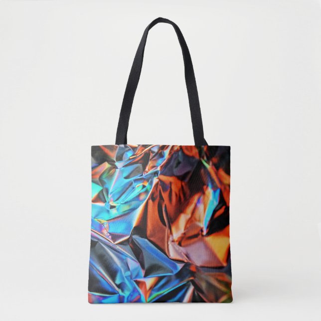 Multicolored abstract painting tote bag (Front)