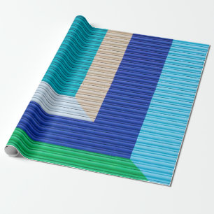 Multicolored abstract painting wrapping paper