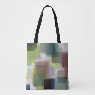 Multicolored Abstract Pattern Tote Bag