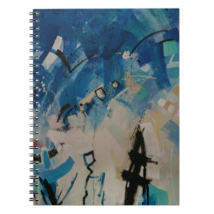 Multicolored abstract wall notebook