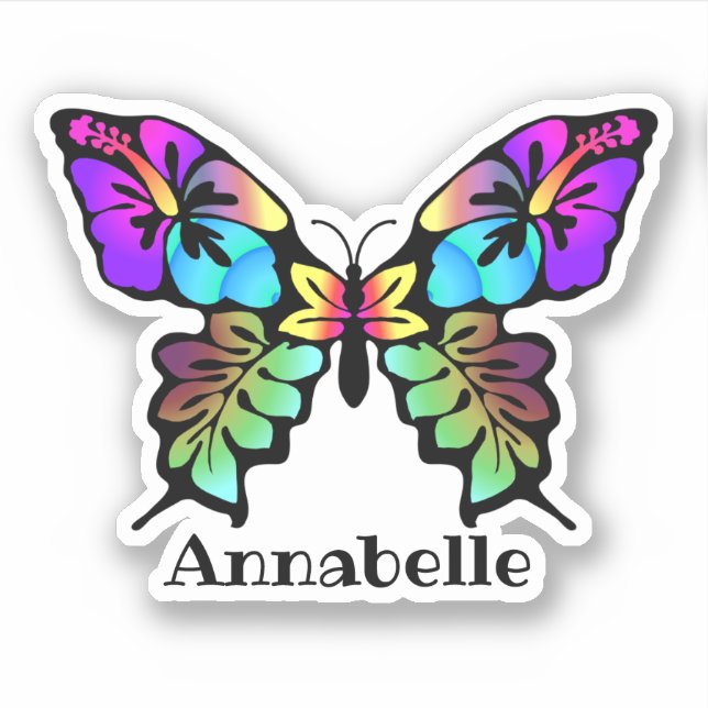 Multicolored Amazing Beautiful Butterfly (Front)