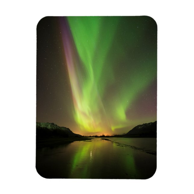 Multicolored Aurora Magnet (Vertical)
