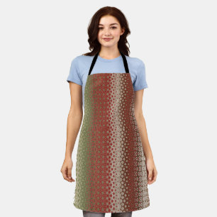Multicolored boho apron