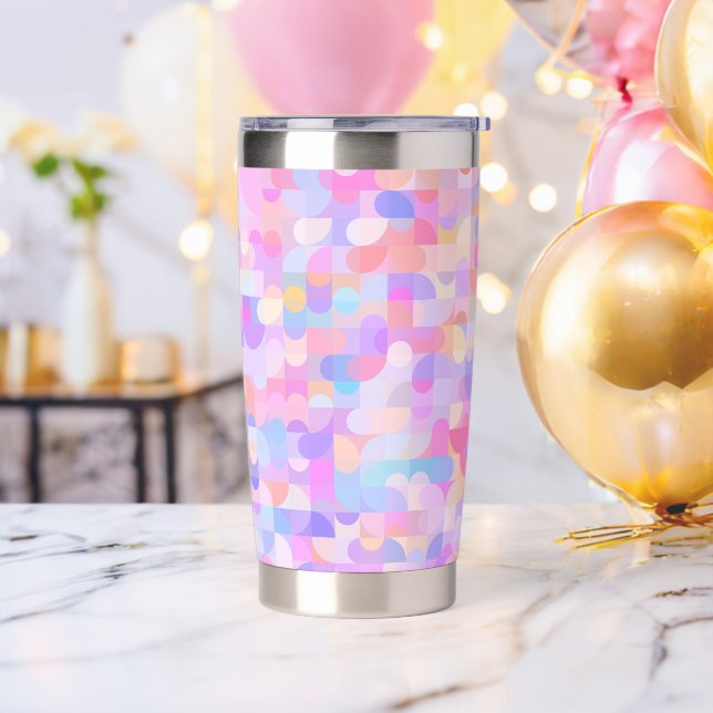 Multicolored Boho Pattern Insulated Tumbler (Bachelor Party)