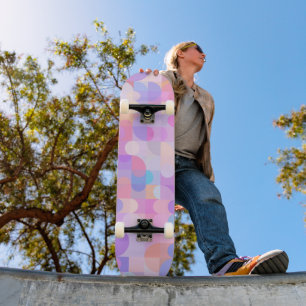 Multicolored Boho Pattern Skateboard