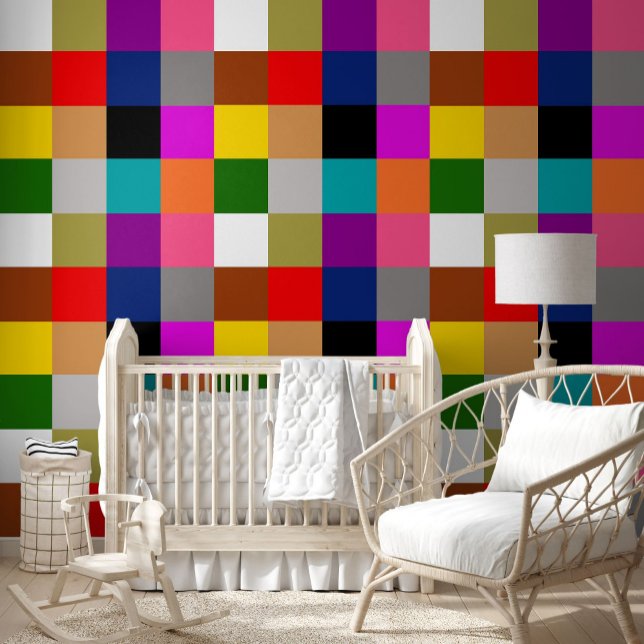 Multicolored Bold Colour Blocks Design  Wallpaper (Creator Uploaded)