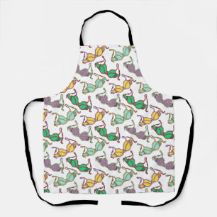 Multicolored Bra Pattern Apron