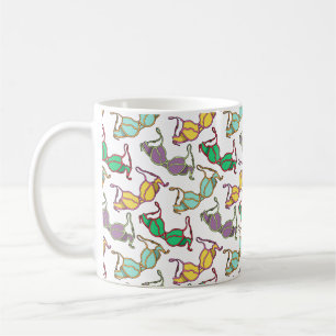 Multicolored Bra Pattern Coffee Mug