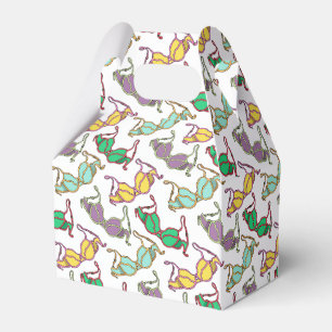 Multicolored Bra Pattern Favour Box