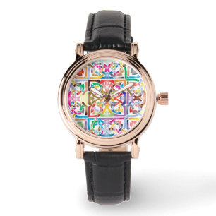 multicolored celtic knot watch