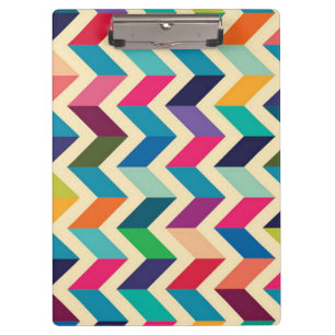Multicolored Chevron/Clipboard Clipboard