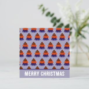 Multicolored Christmas Tree Greeting Card