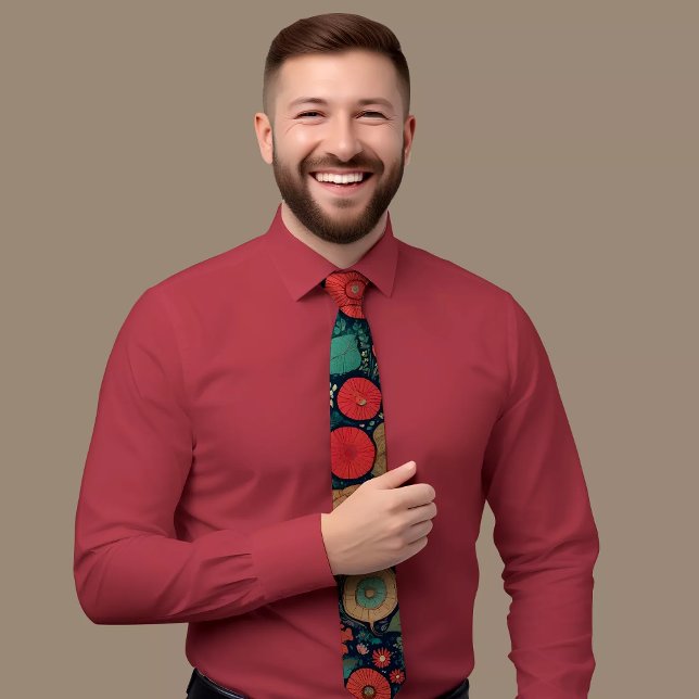 Multicolored Circle Pattern Tie (Creator Uploaded)