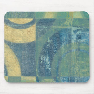 Multicolored Circles & Panels Mouse Mat